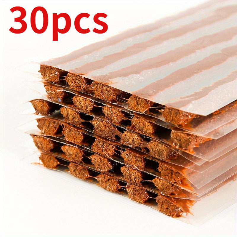 Car Tire Repair Kit Puncture Sealant Rubber Strips for Motorcycle Garage Use