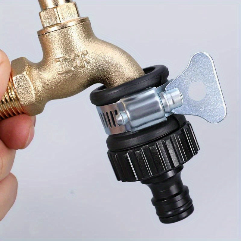 Plastic Water Faucet Adapter Quick Connector for Garden Car Cleaning