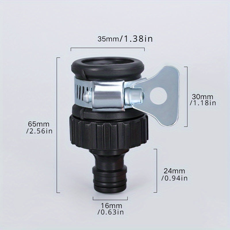 Plastic Water Faucet Adapter Quick Connector for Garden Car Cleaning