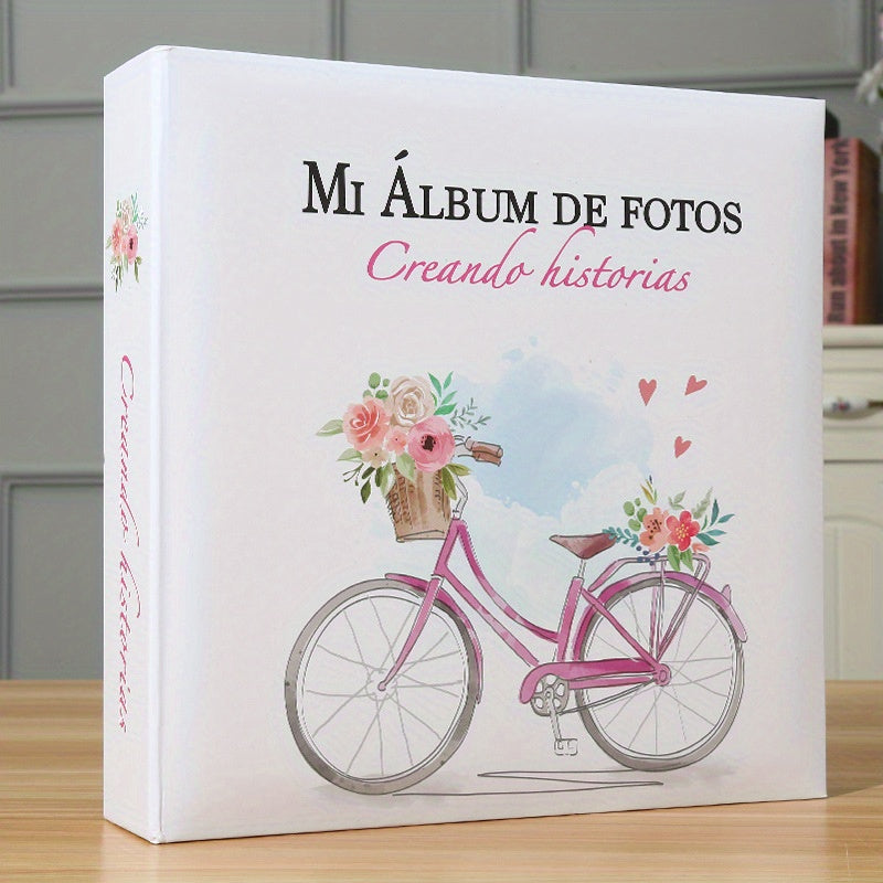 Ручной альбом размером 6 дюймов с 200 карманами для записей о росте и фотографий, милый семейный альбом для памятных фотографий пары в студии