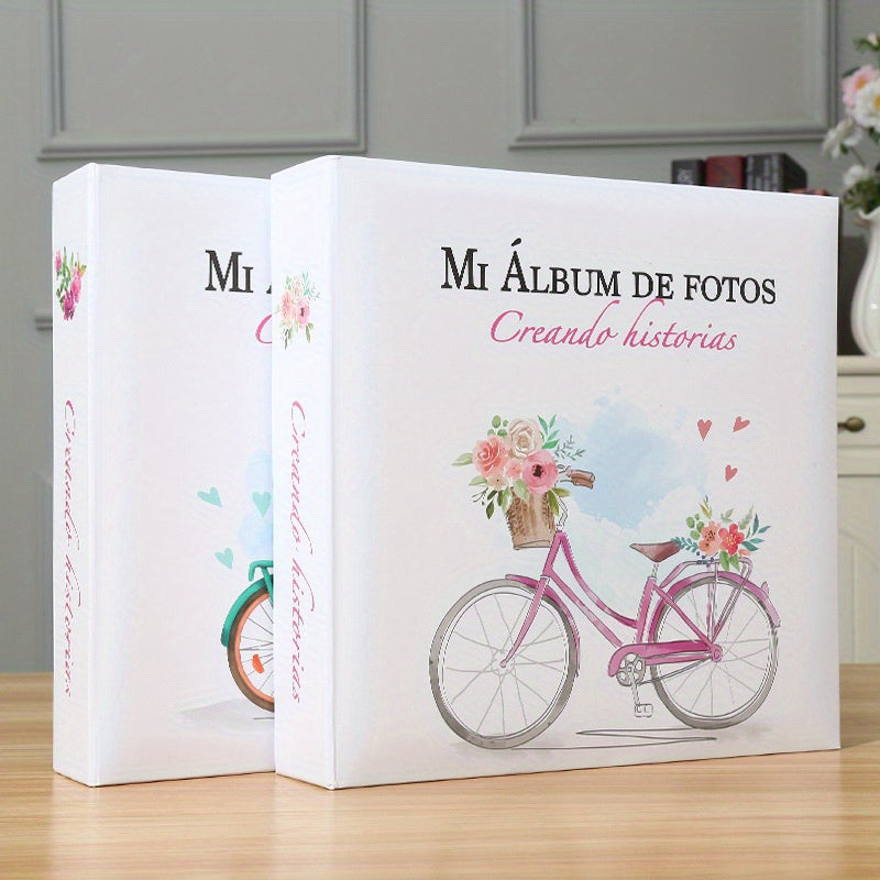 Ручной альбом размером 6 дюймов с 200 карманами для записей о росте и фотографий, милый семейный альбом для памятных фотографий пары в студии