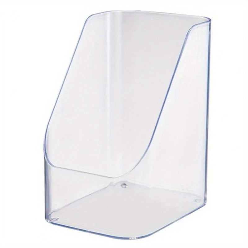 Large Transparent Plastic Refrigerator Organizer Bin with High Capacity for Vegetables and Condiments
