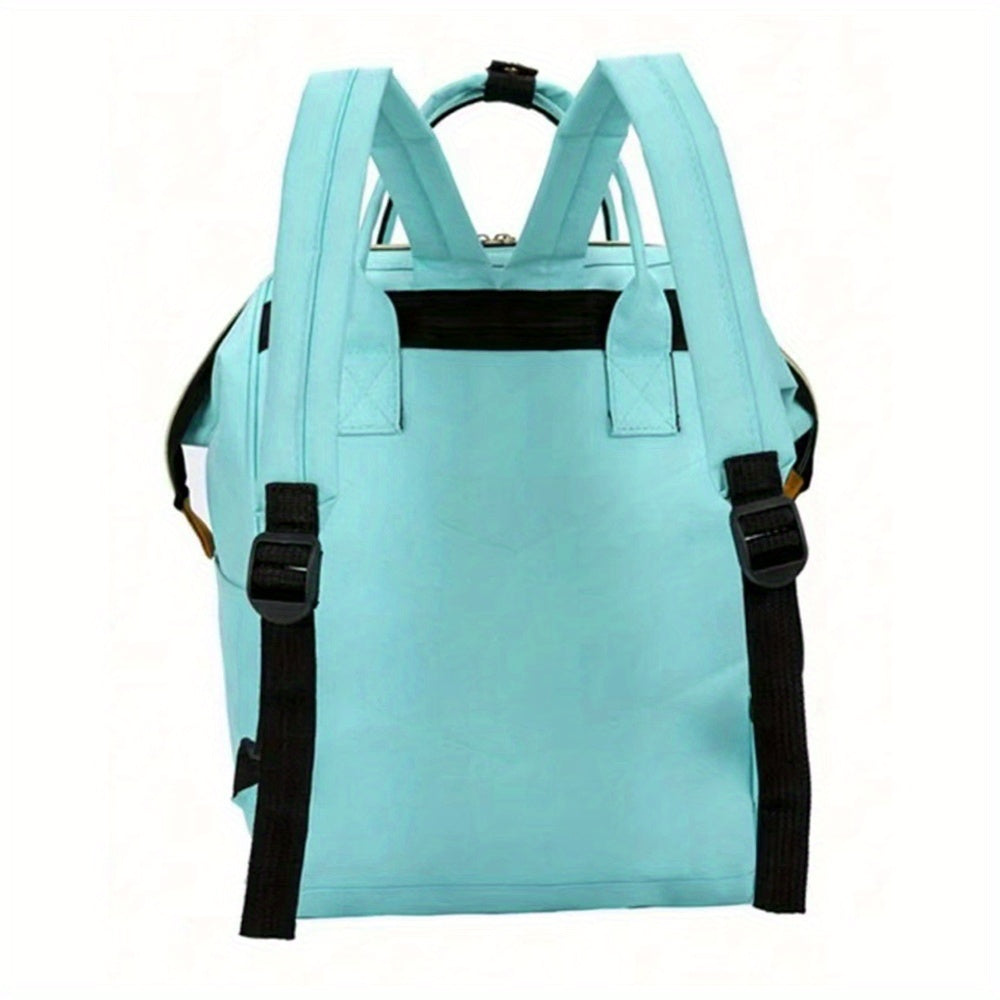 Chenille Letter Diaper Bag for Mom Stylish Travel Backpack with Multifunctional Features