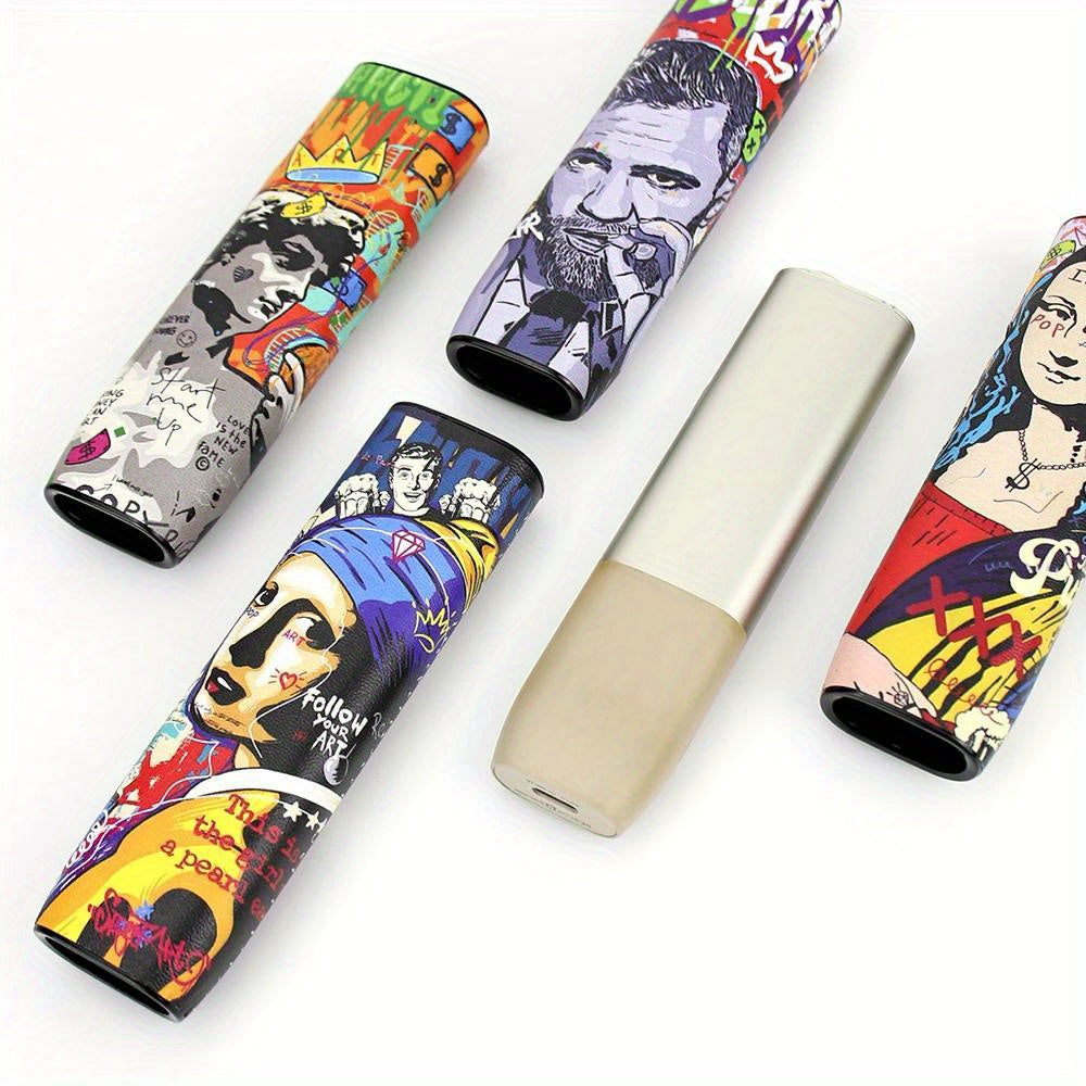 IQOS ILUMA One uchun multicolor almashtiriladigan Funda bilan multfilm teri telefon qutisi