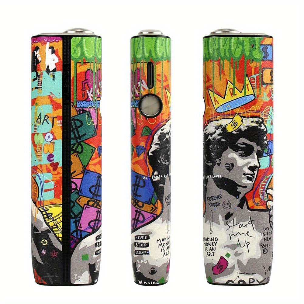 Мультяшный кожаный чехол для телефона IQOS ILUMA One с заменяемой защитой в нескольких цветах