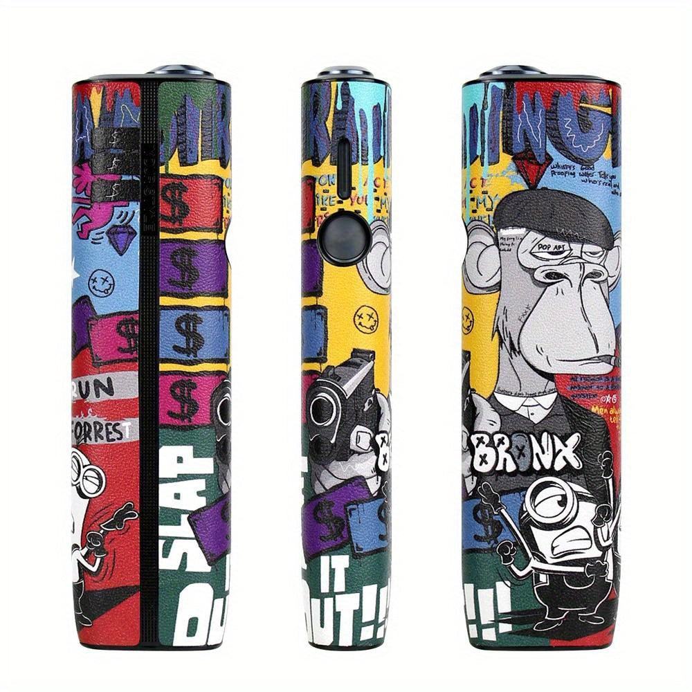 Мультяшный кожаный чехол для телефона IQOS ILUMA One с заменяемой защитой в нескольких цветах