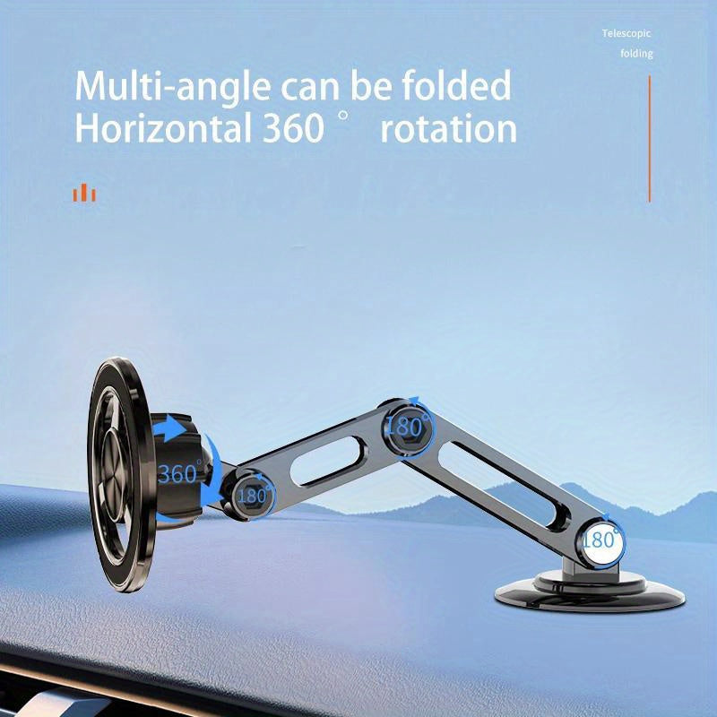 Universal Magnetic Car Phone Holder 720° Rotation Desktop Vent Mount
