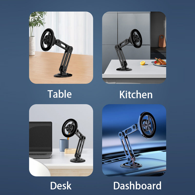 Universal Magnetic Car Phone Holder 720° Rotation Desktop Vent Mount