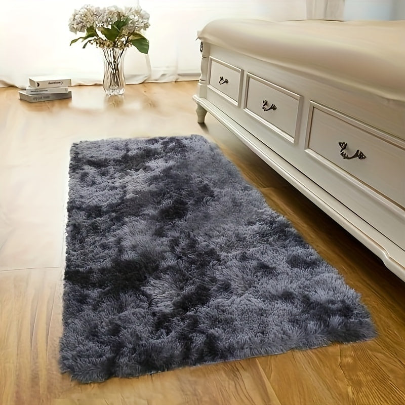 Tie-Dye Plush Rug Soft Fluffy Indoor Carpet for Living Room Bedroom