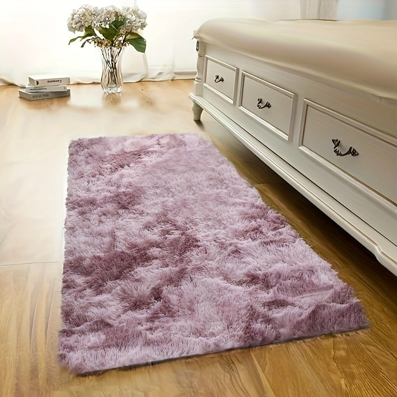 Tie-Dye Plush Rug Soft Fluffy Indoor Carpet for Living Room Bedroom