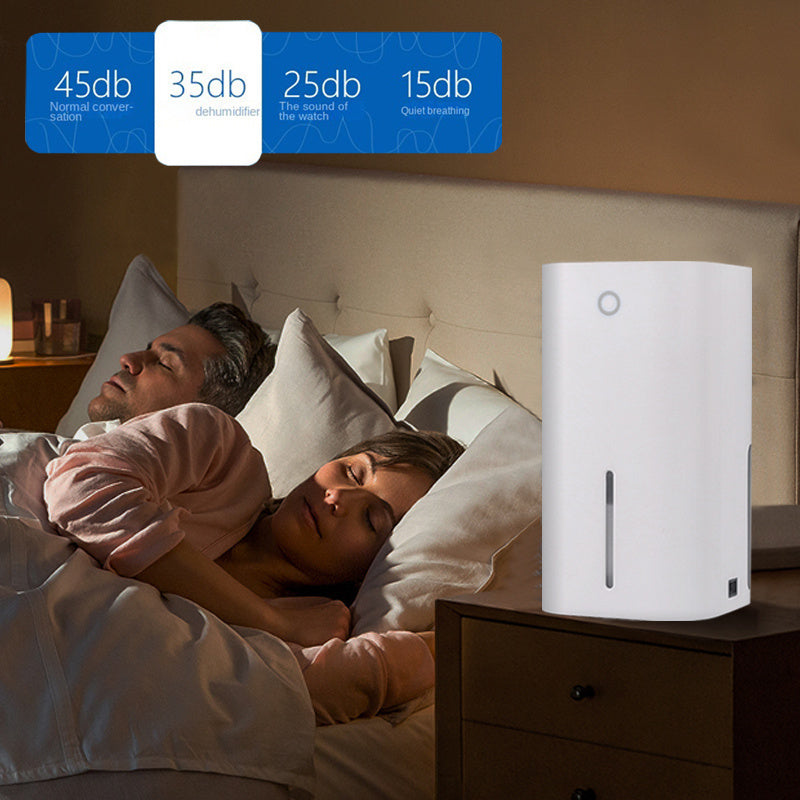 Uy, podval, hammom uchun 850ml tankli portativ shovqinsiz namlik chiqaruvchi