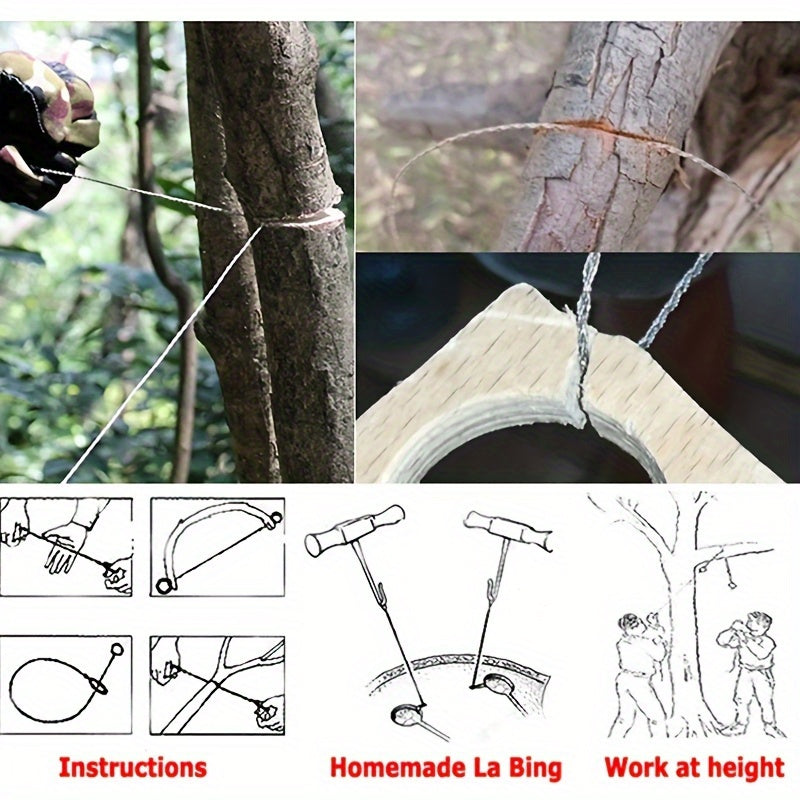 Многофункционенная пила из нержавеющей стали для кемпинга и выживания