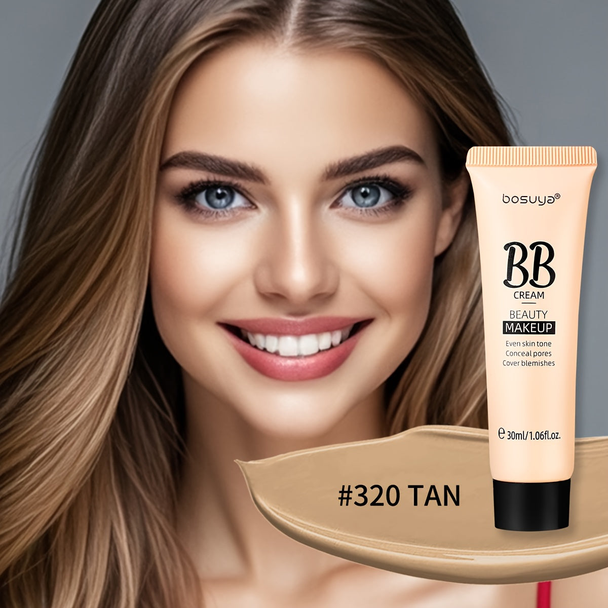 Women BB Cream Foundation Liquid Concealer Waterproof Long-Lasting