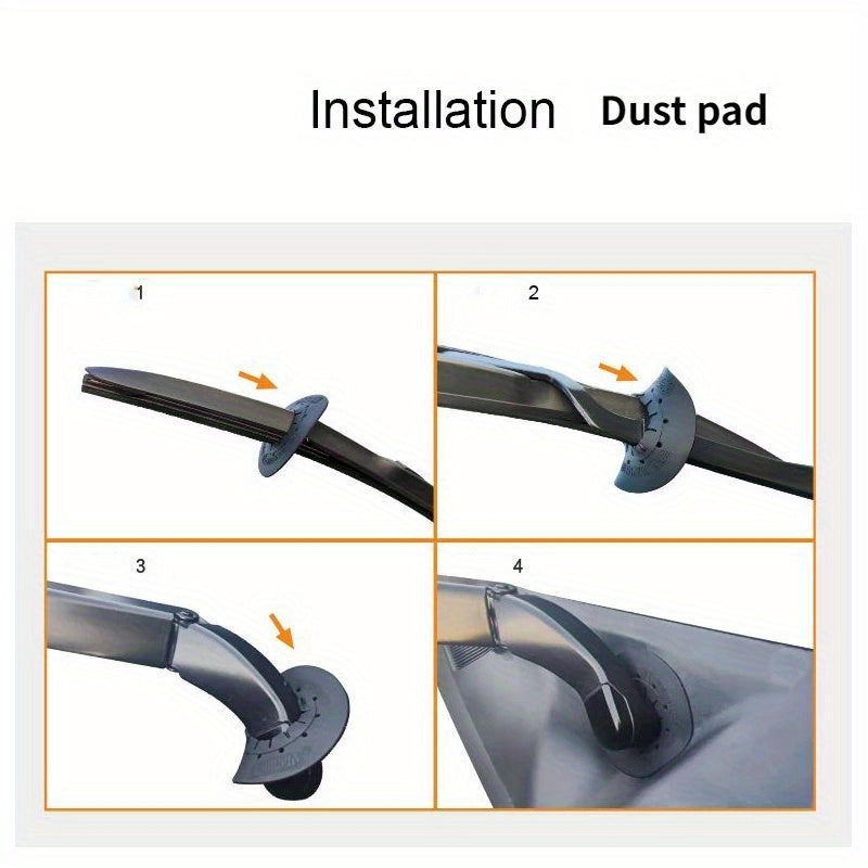 Cubierta protectora universal para brazo de limpiaparabrisas de coche, funda antipolvo, reemplazo de accesorio para limpiaparabrisas