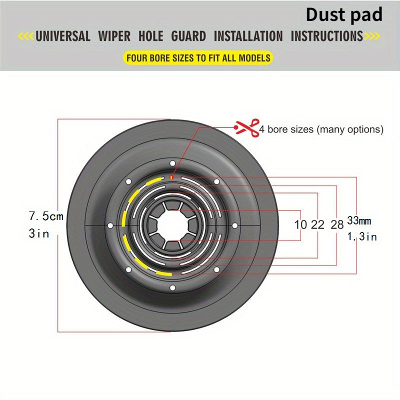 Cubierta protectora universal para brazo de limpiaparabrisas de coche, funda antipolvo, reemplazo de accesorio para limpiaparabrisas