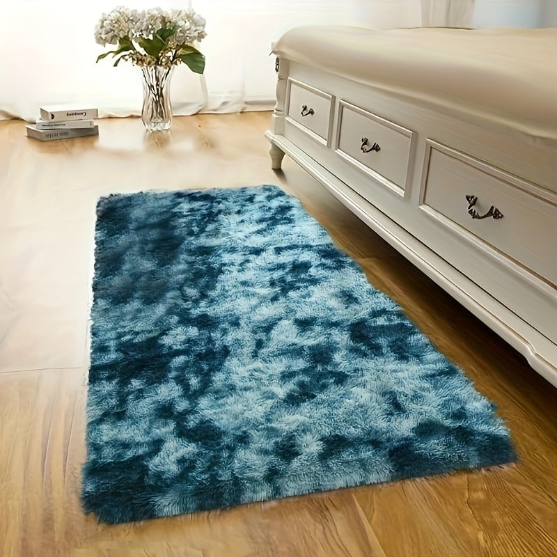 Tie-Dye Plush Rug Soft Fluffy Indoor Carpet for Living Room Bedroom