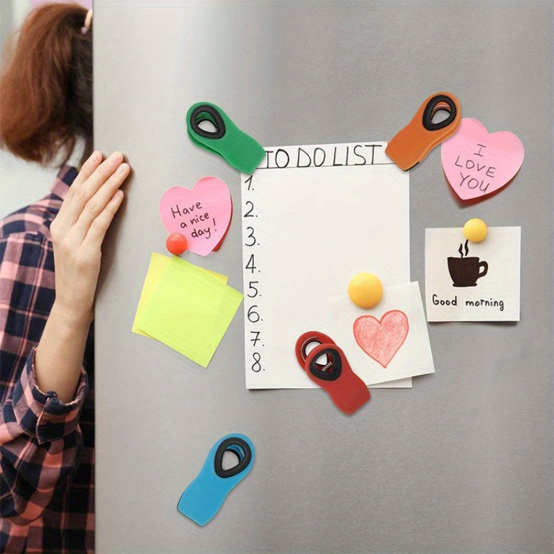 Qayta ishlatiladigan muhrlangan sumka qisqichlari - 3, 6 yoki 9 ta to'plam - oziq-ovqat va atıştırmalık sumkalari uchun havo o'tkazmaydigan qisqichlar - yangi oziq-ovqat saqlash uchun ko'p funksiyali oshxona jihozlari