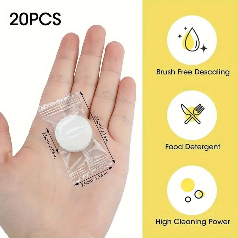 10/20/50 Kislorodli Faollashtirilgan Chaynaklar uchun Qayta Tazalash Tabletkalari - Hidsiz va Zarar Yetkazmaydigan