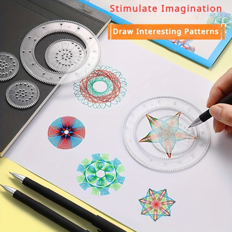 Set de herramientas de pintura con raspado coloridas de 22 piezas para arte y manualidades infantiles