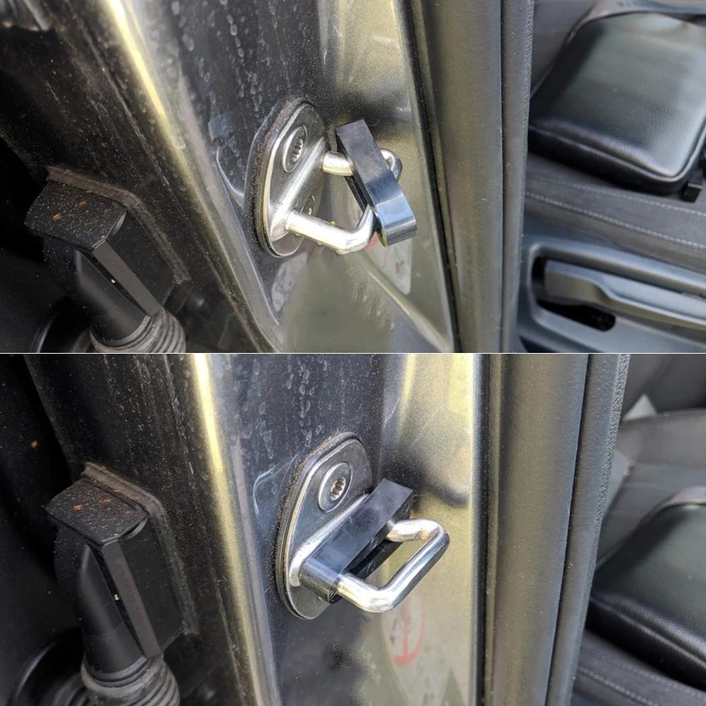 4 шт. резиновых амортизаторов для автомобильного замка двери, буфера, демпфирующих уплотнительных прокладок