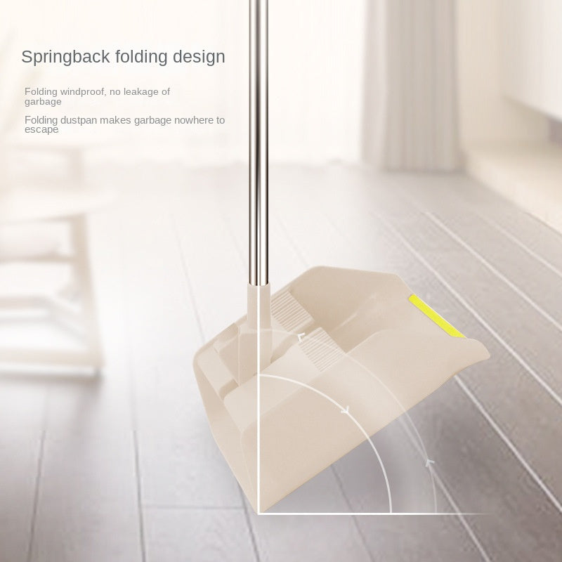 "Turg'un supuruvchi va axlat to'plovchi to'plam - Shamolga chidamli dizayn - Suv o'tkazmaydigan, yotoqxona, hammom, oshxona, yashash xonasi uchun qattiq pollarga mos - Uy uchun zarur tozalash materiallari"