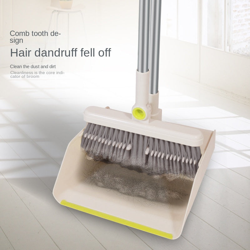 "Turg'un supuruvchi va axlat to'plovchi to'plam - Shamolga chidamli dizayn - Suv o'tkazmaydigan, yotoqxona, hammom, oshxona, yashash xonasi uchun qattiq pollarga mos - Uy uchun zarur tozalash materiallari"