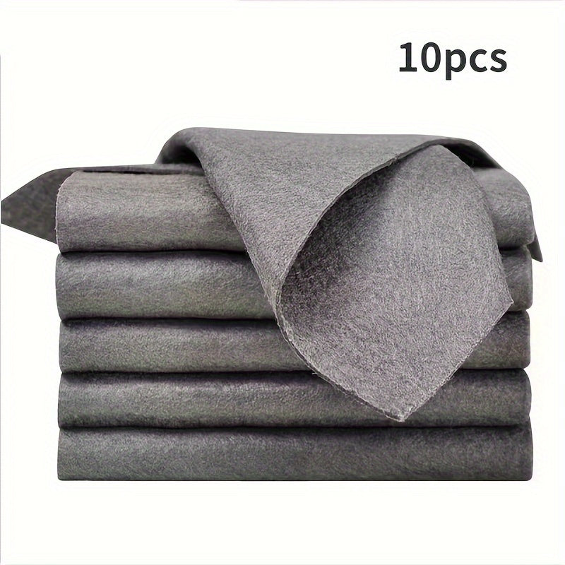 Microfiber Glass Wiping Rags Pack of 2 5 or 10 for Car and Household Cleaning