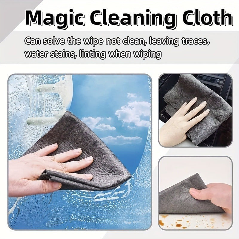 Microfiber Glass Wiping Rags Pack of 2 5 or 10 for Car and Household Cleaning