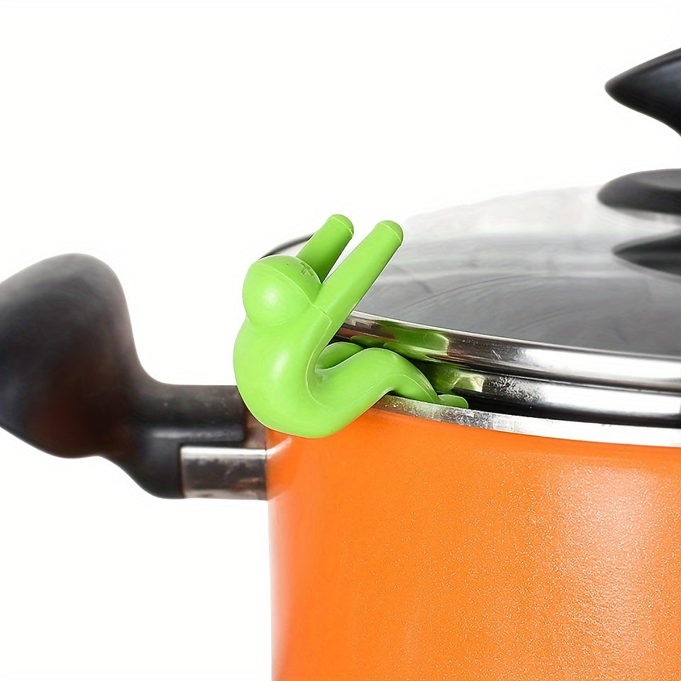 Silicone Qopqoq Usuli 2 Ta - Qozonlar va Panalar Uchun Oqishdan To'xtatuvchi - Qozonlar va Panalar Uchun Oqishdan To'xtatuvchi - Yaratqich Pishirish Asbobi - Oshxona Tashkilotchilari va Saqlash - Zarur Oshxona Aksessuarlar