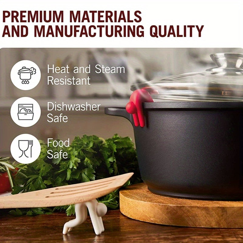 Silicone Qopqoq Usuli 2 Ta - Qozonlar va Panalar Uchun Oqishdan To'xtatuvchi - Qozonlar va Panalar Uchun Oqishdan To'xtatuvchi - Yaratqich Pishirish Asbobi - Oshxona Tashkilotchilari va Saqlash - Zarur Oshxona Aksessuarlar