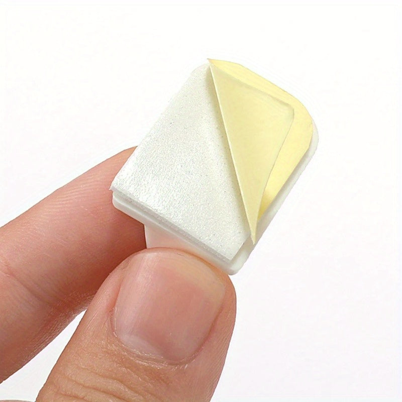 10 ta yopishqoq tutqichlar devorga o'rnatish uchun bardoshli plastmassa po'lat oson o'rnatish