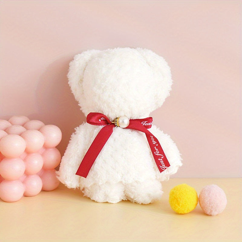 Toalla de terciopelo de coral con forma de oso para regalos y decoración del hogar