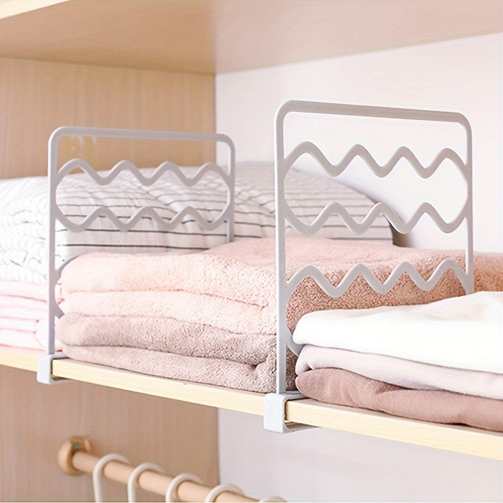 Wardrobe Organizer with Shelves Cabinets and Divider for Clothes Storage