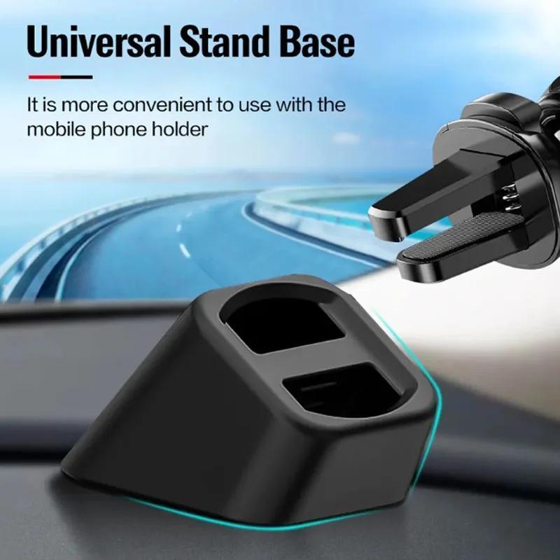 Car Phone Holder Dashboard and Air Vent Mount Tilt-Adjustable Plastic