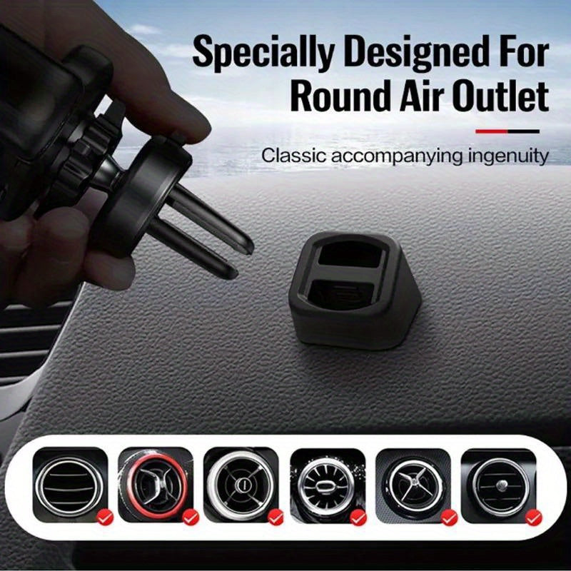 Car Phone Holder Dashboard and Air Vent Mount Tilt-Adjustable Plastic
