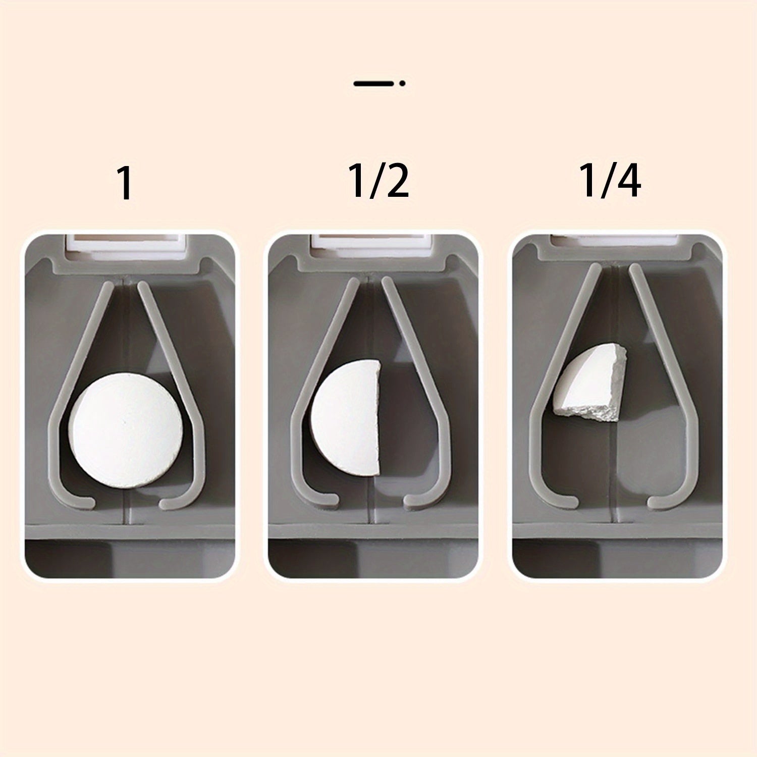 Синий и белый диспенсер для таблеток с разделителем, 2-в-1, портативная дорожная аптечка