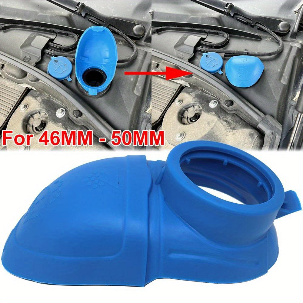 Universal Windshield Wiper Washer Fluid Reservoir Cap Cover Filler Funnel Black 4.6cm-5cm