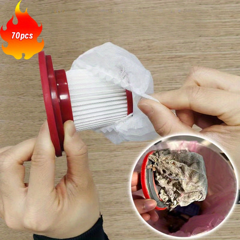 20 dona/40 dona/70 dona bir martalik vakuum tozalagich filtr elementi, universal no'qsonli mato filtr aksessuarlari