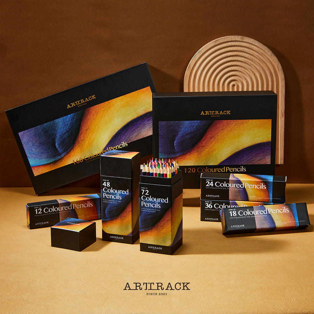 Oil-Based Colored Pencil Set 18 Colors for Kids Age 3+