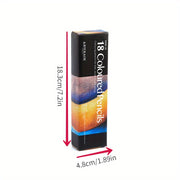 Oil-Based Colored Pencil Set 18 Colors for Kids Age 3+