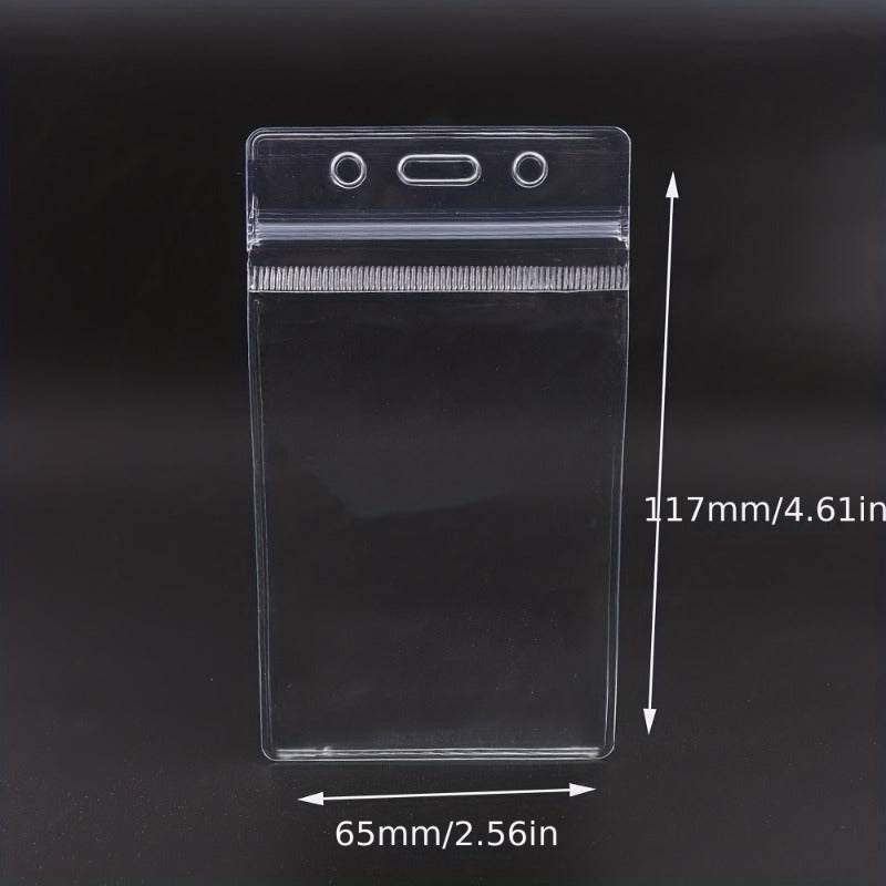 Turli kartalar uchun 3 ta, 5 ta va 10 ta to'plamda mavjud bo'lgan mustahkam suv o'tkazmaydigan PVC kartochka ushlagich himoya qoplamalari.