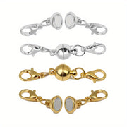 Juego de 10 broches y conectores redondos para joyería para collares y pulseras