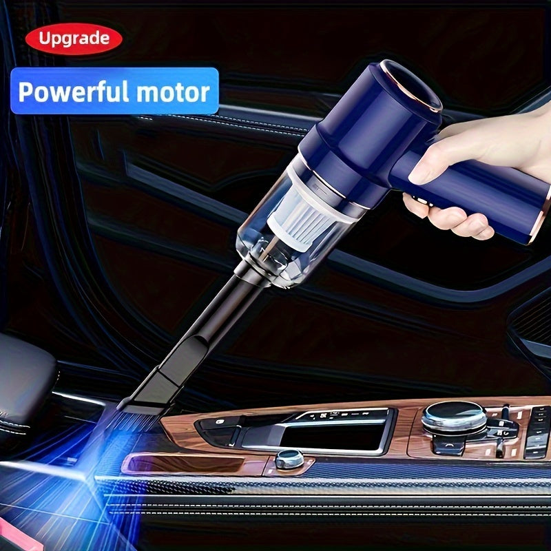 Cordless Handheld Car Vacuum Cleaner 2-in-1 Suction Blower with Charging Base