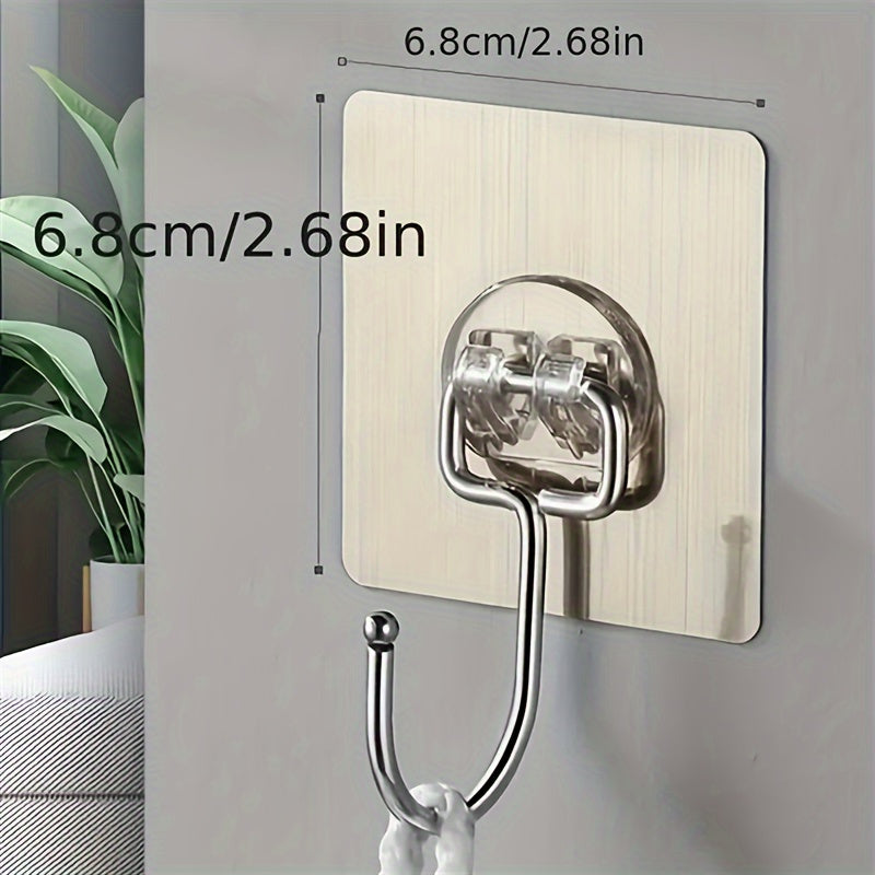 Paquete de 5 o 10 ganchos adhesivos para paredes para baño, cocina, habitación, colgar