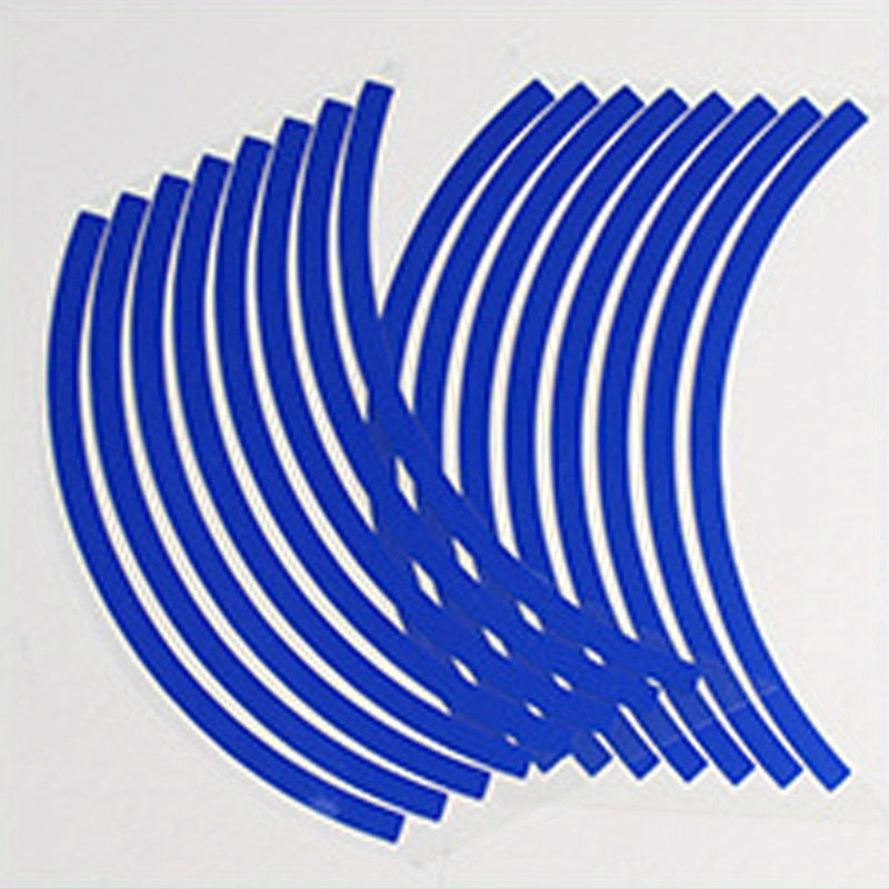 Universal Car Wheel Tire Stickers Reflective Rim Tape Motorcycle Decals