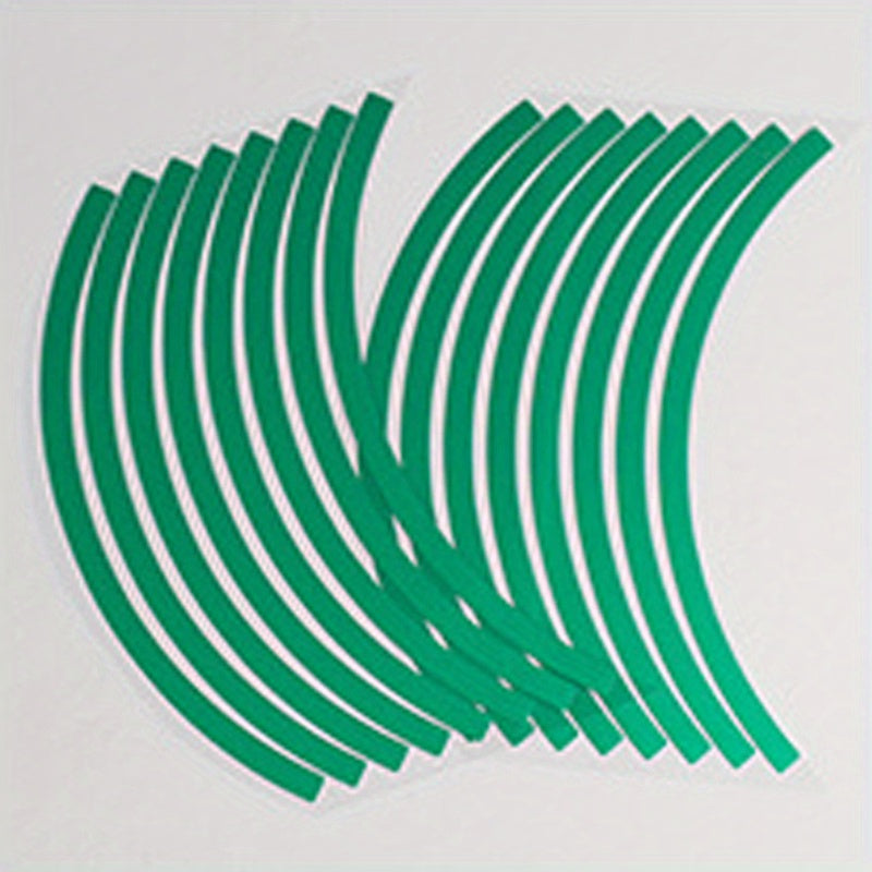 Universal Car Wheel Tire Stickers Reflective Rim Tape Motorcycle Decals