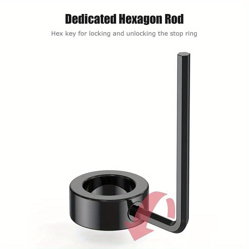 Adjustable Drill Depth Stop Bit Collar Set Woodworking Tool with Screws