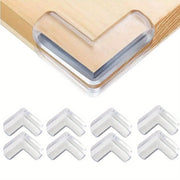 10 Pieces Transparent Corner Protectors for Furniture Cabinets Glass Tables