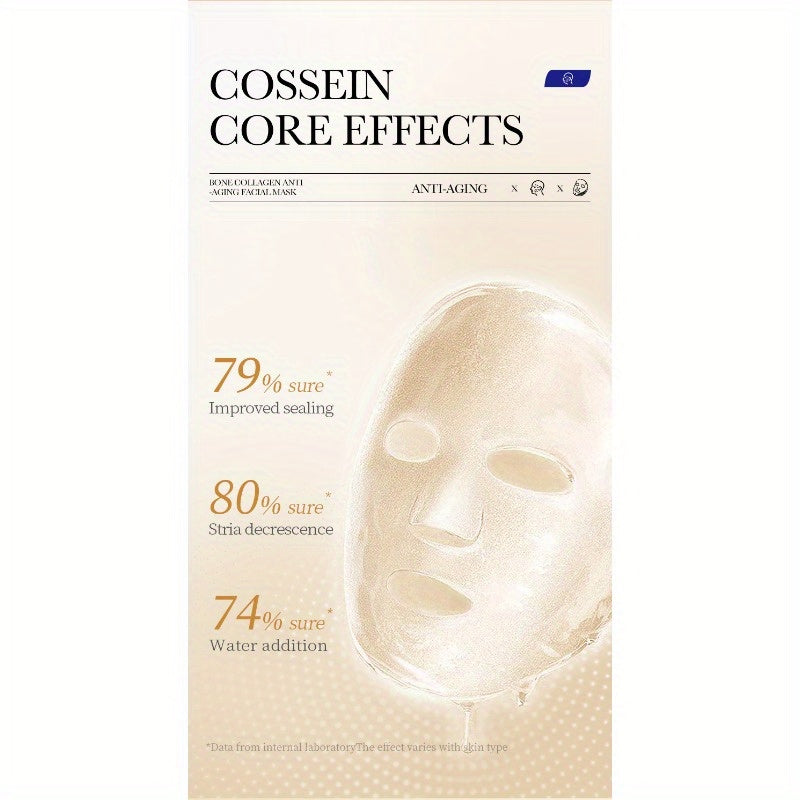 Teri turiga qarab qatlamli va namlantiruvchi Kollagen yuz maskasi 10x Kollagen namlantiruvchi Koreys go'zalligi