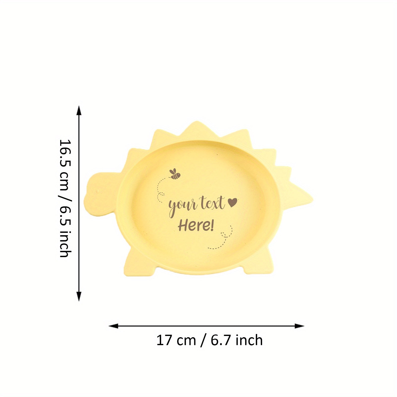 Дизайнерская силиконовая тарелка Dinosaur Design для детей, посуда пищевого качества без BPA для кормления и перекусов
